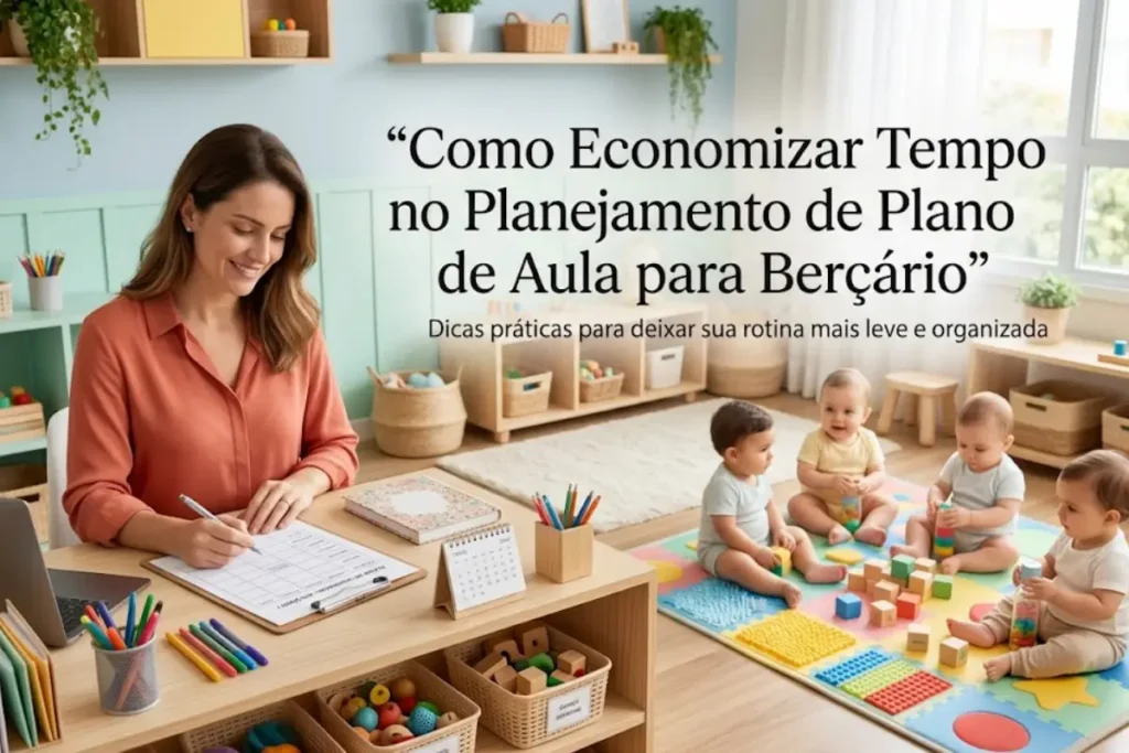 Como economizar tempo no planejamento do berçário