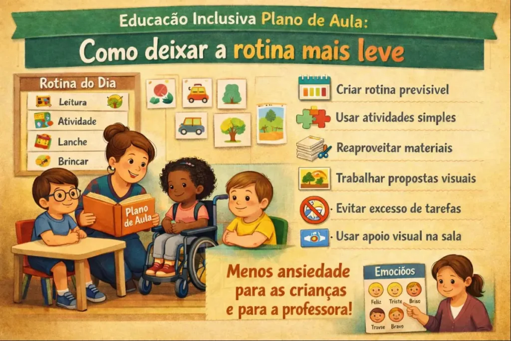 Educação inclusiva plano de aula: como deixar a rotina mais leve