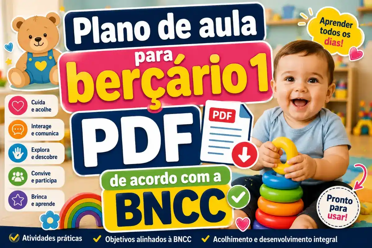 Plano de aula para berçário 1 PDF de acordo com a BNCC