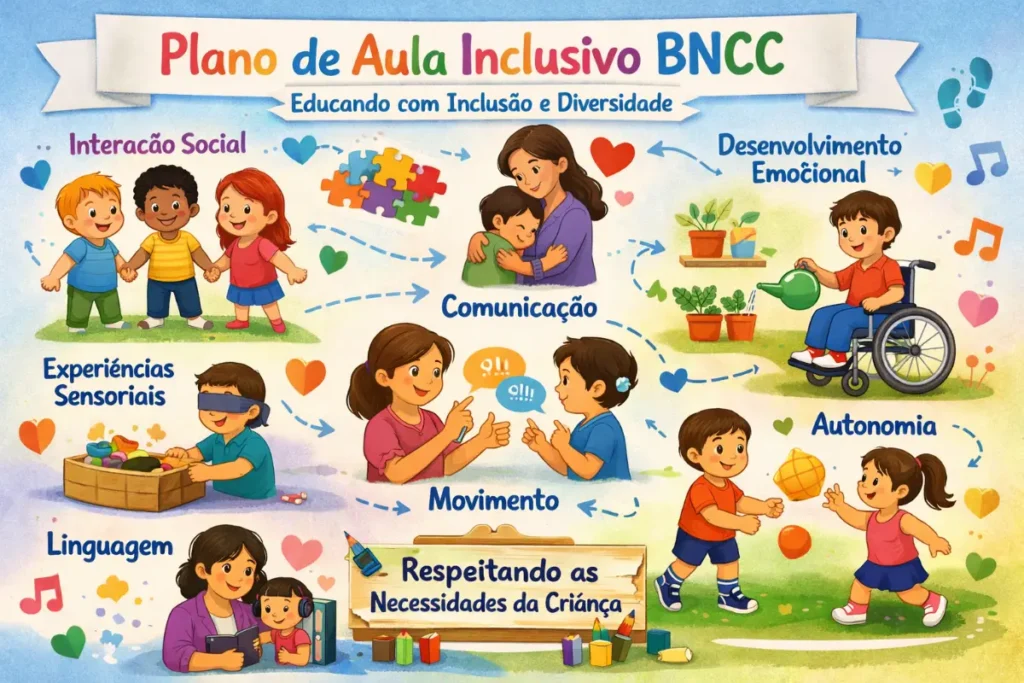 Plano de aula para educação especial inclusiva de acordo com a BNCC