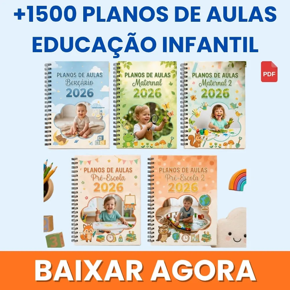 Plano de Aula Educação Infantil BNCC Pronto em PDF