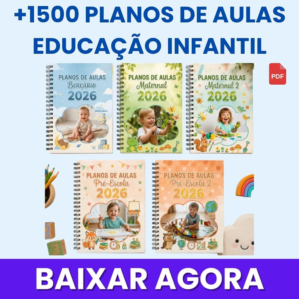 Plano de Aula Educação Infantil BNCC Pronto em PDF