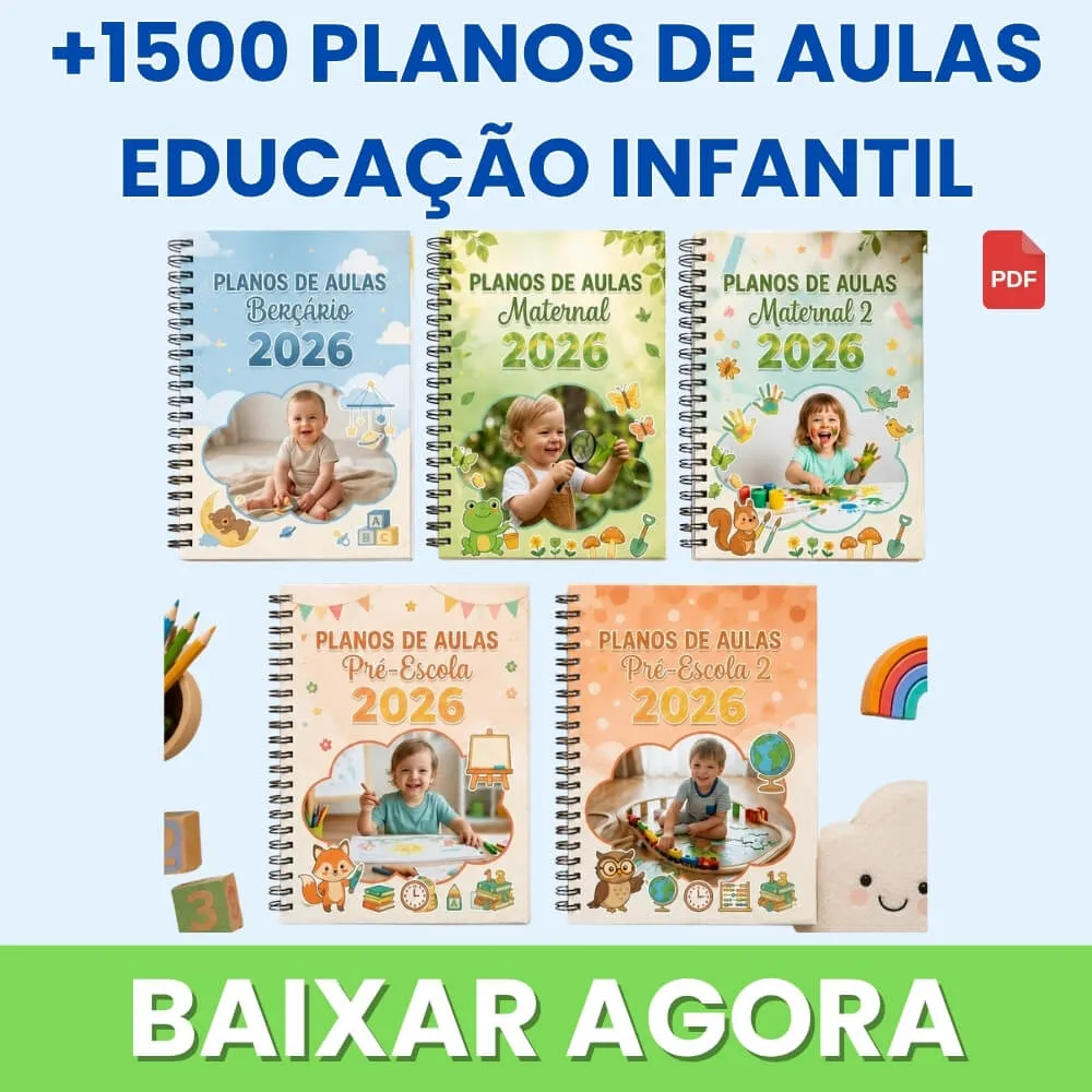 Plano de Aula Educação Infantil BNCC Pronto em PDF