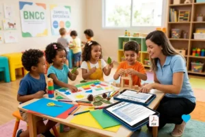 Modelo de plano de aula pré-escola 4 anos BNCC em PDF