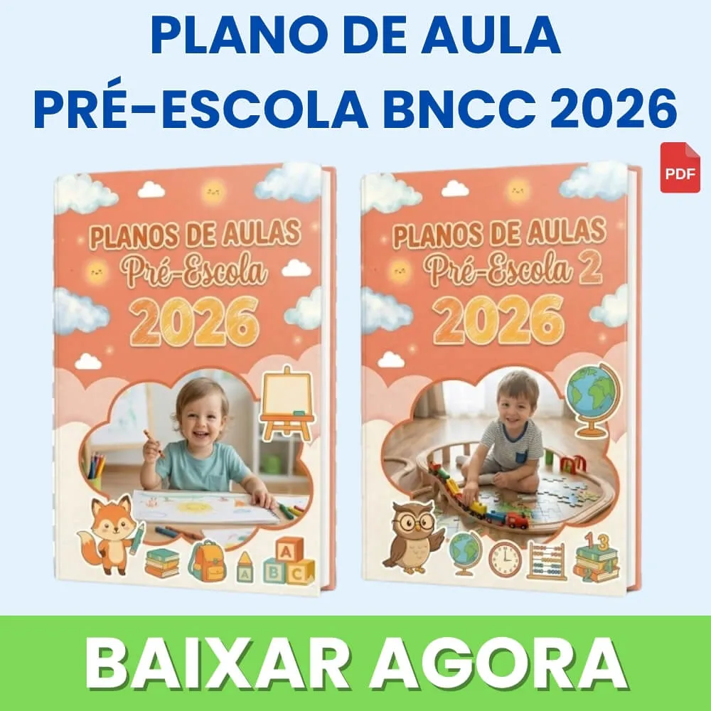 Plano de Aula Pré-Escola em PDF Pronto para Imprimir