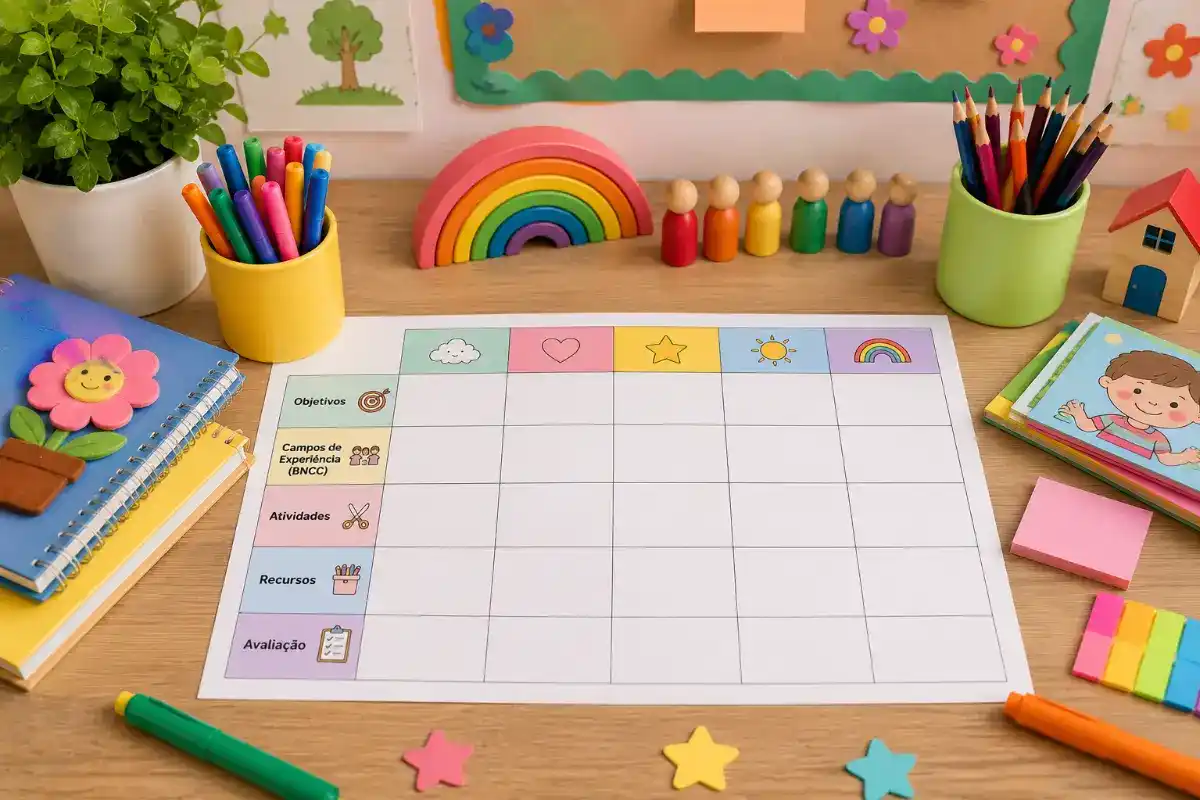 Plano semanal de aula educação infantil de acordo com a BNCC