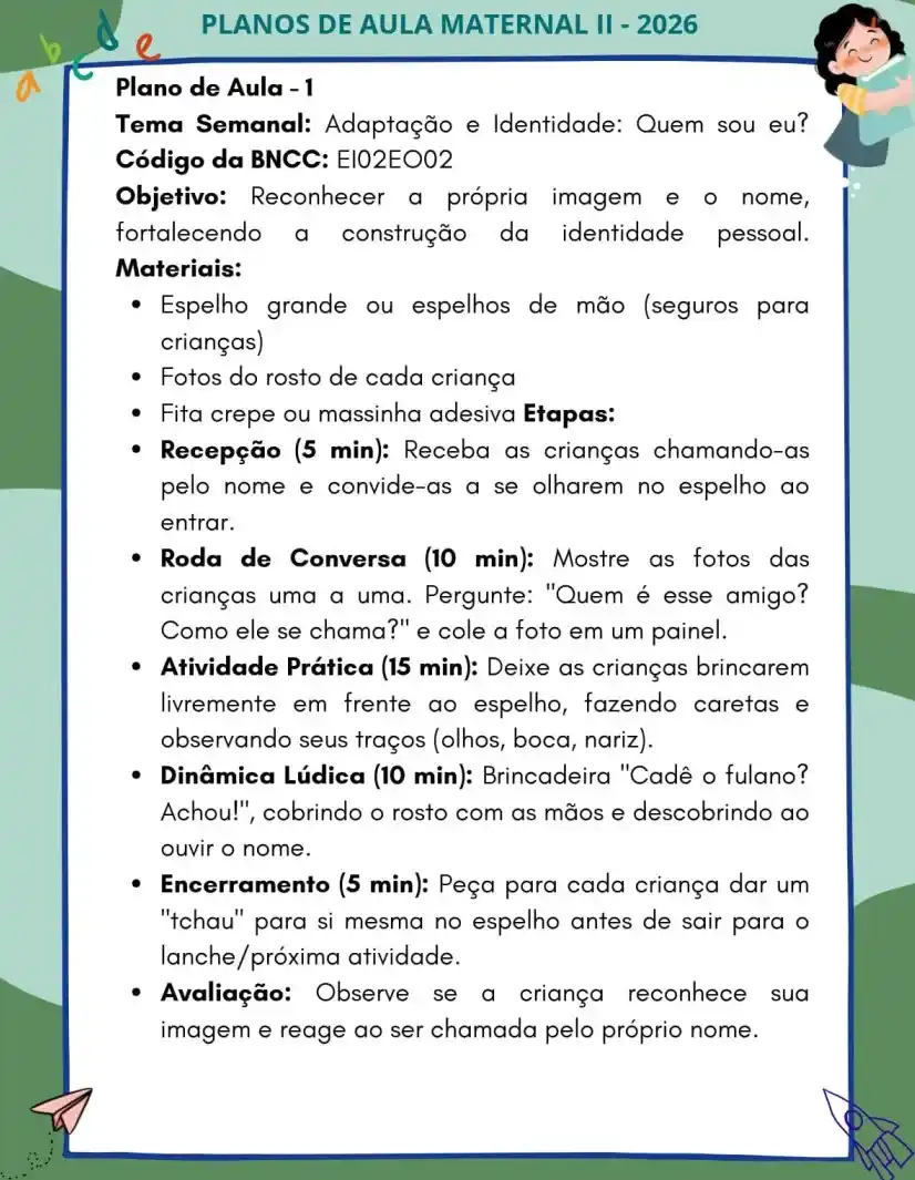 Maternal II — Adaptação e Identidade: Quem sou eu?