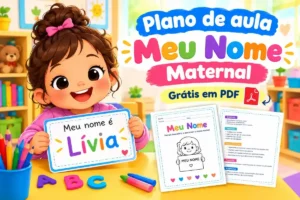 Plano de aula meu nome maternal grátis em pdf